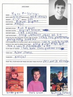 RYAN MCGINLEY: CENTERFOLD : Issue Magazine